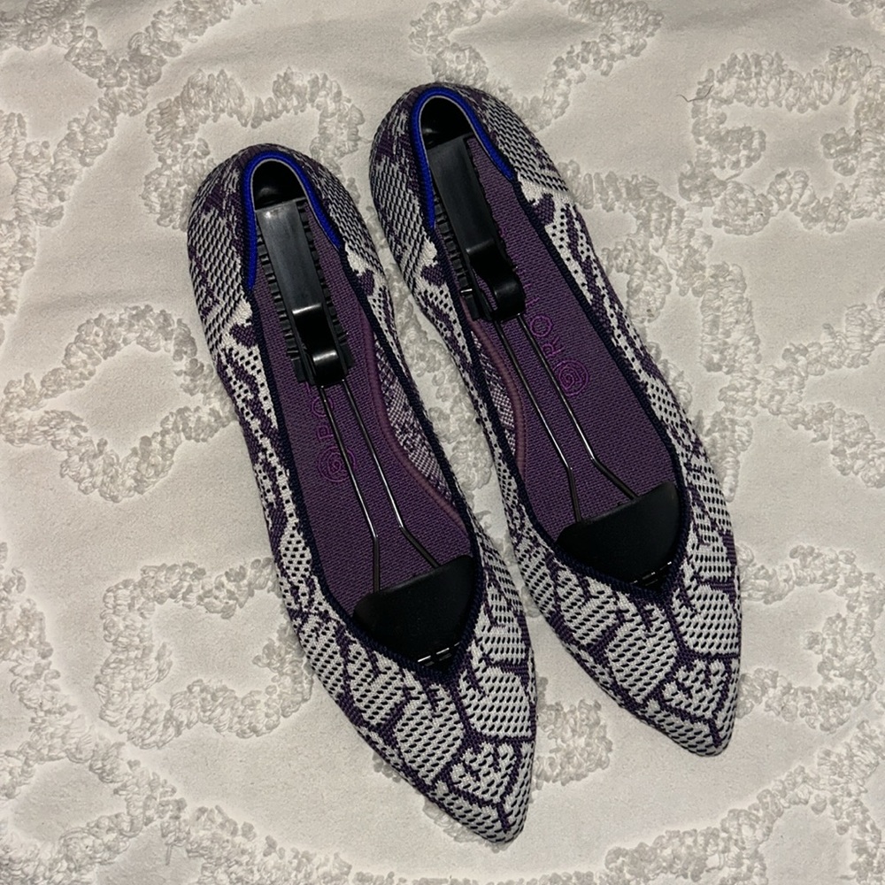Rothy’s Wisteria Points size 11 Limited Edition